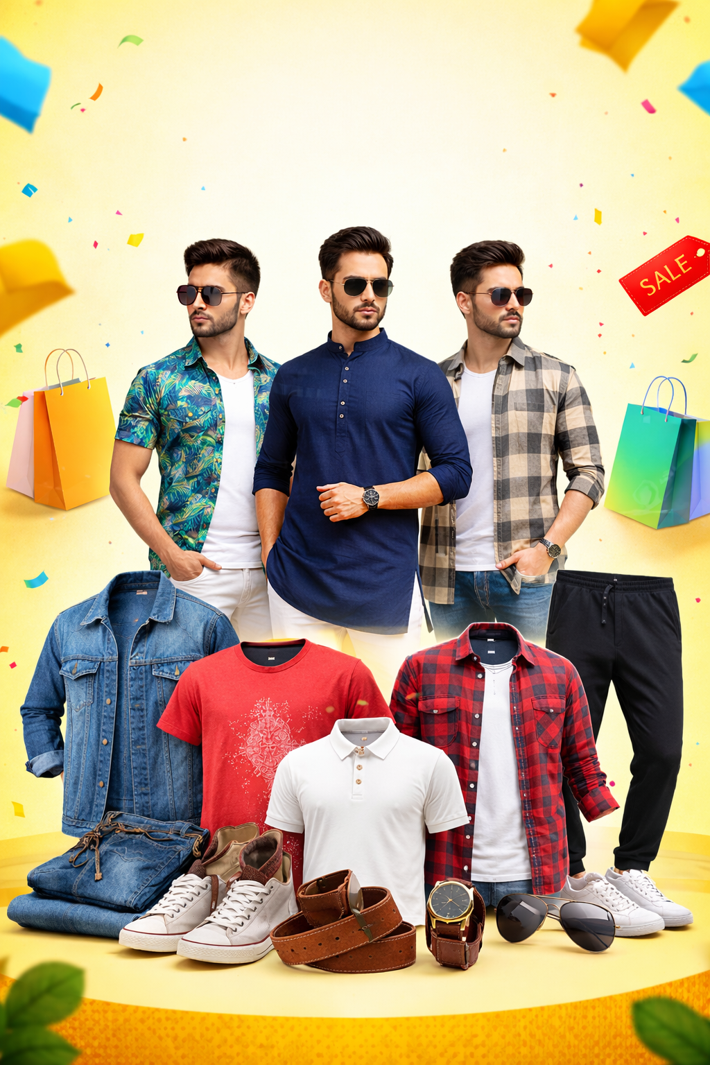 ছেলেদের সকল প্রকার পোশাক কালেকশন