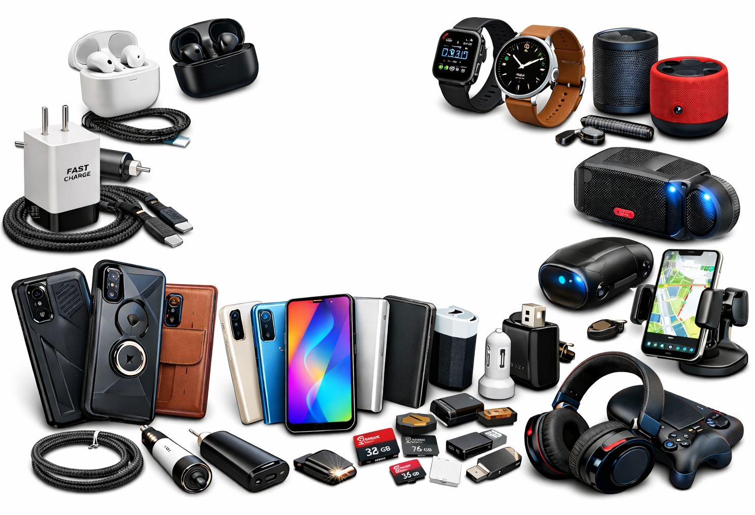 মোবাইল এক্সেসরিজ সকল আইটেম