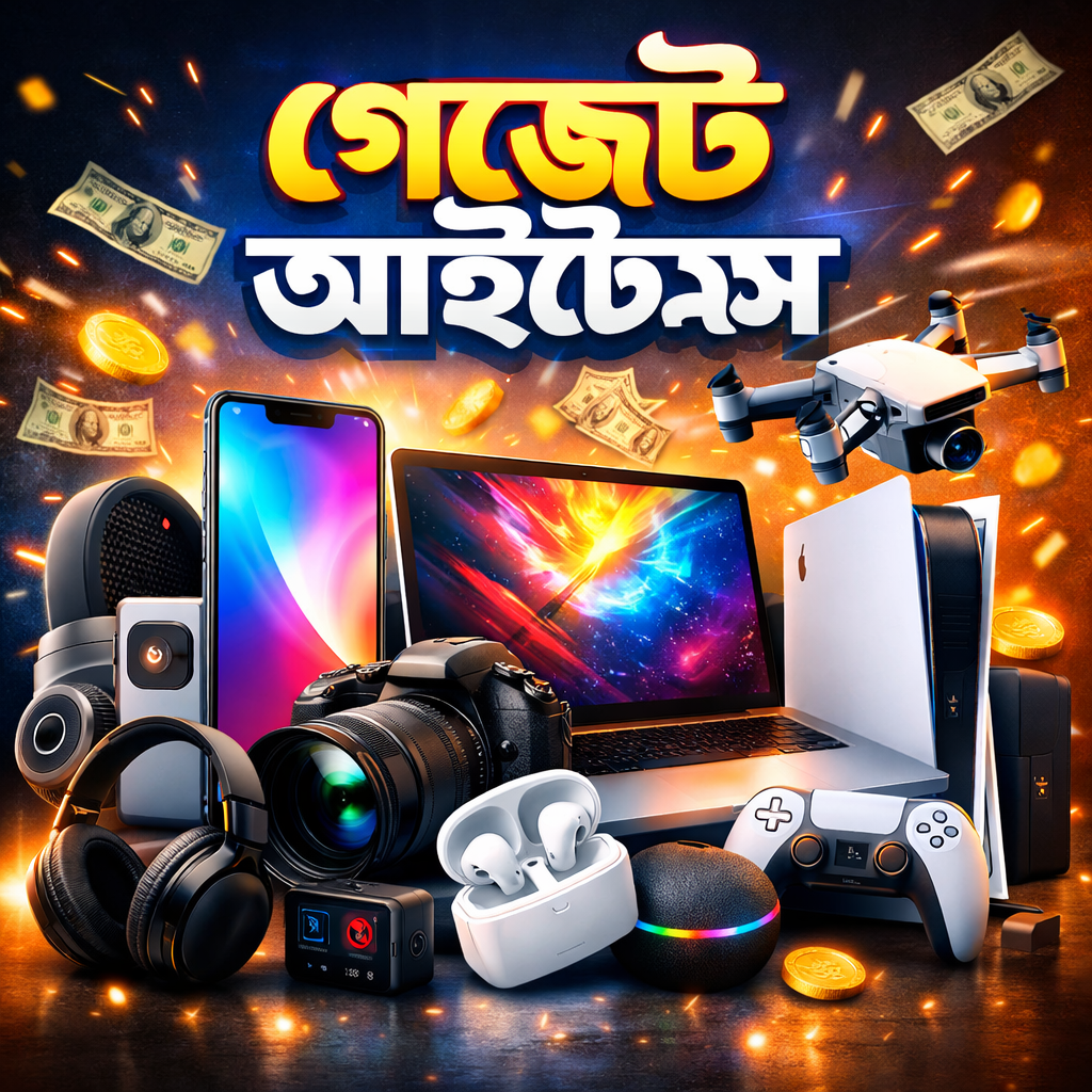 গেজেট আইটেম সকল প্রকার