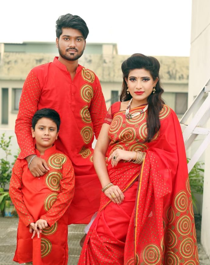 কাপল ড্রেস এন্ড কম্বো সেট